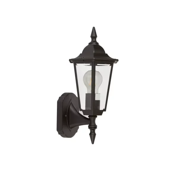 Farol de pared E27 Negro 26W Tecnolite